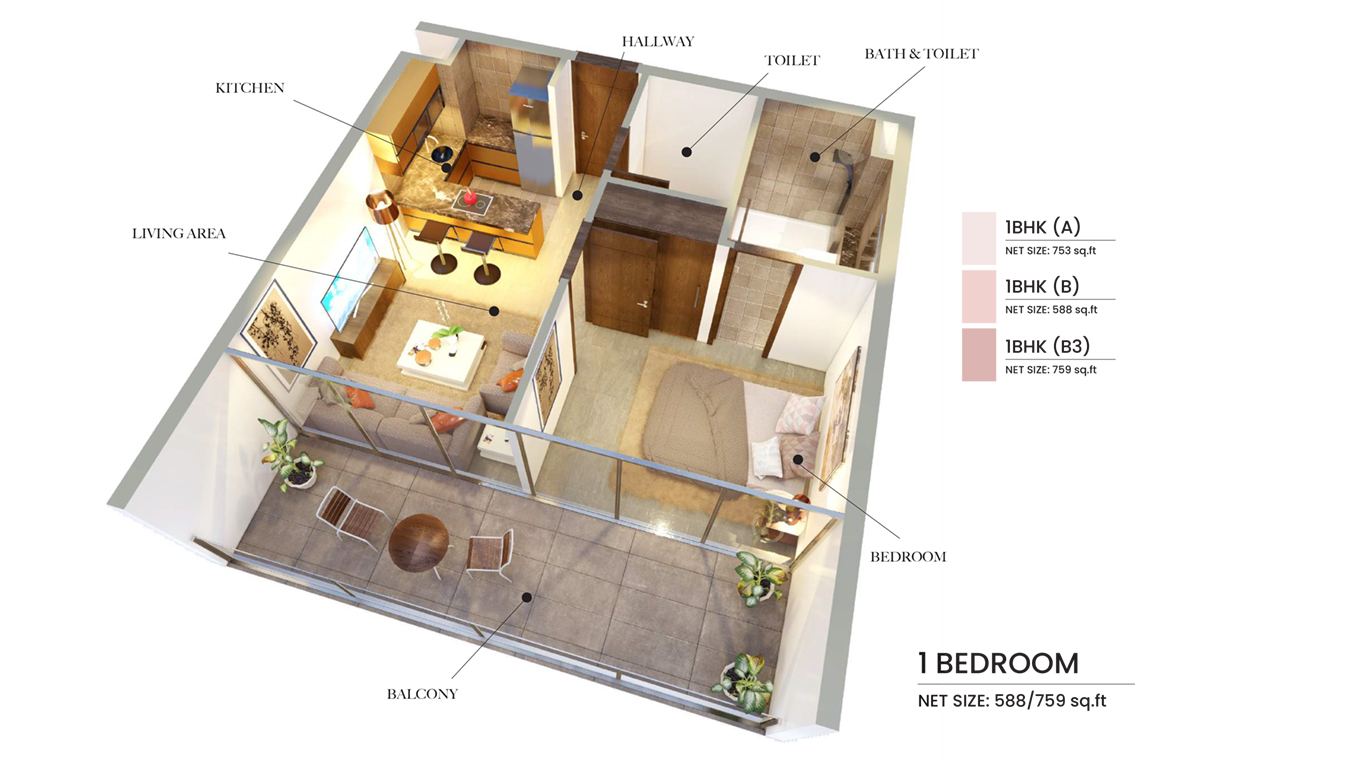1 Bedroom